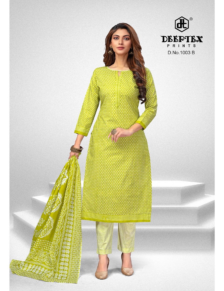 Deeptex Super Gold Vol-1 Wholesale Pure Cotton Printed Dress Material