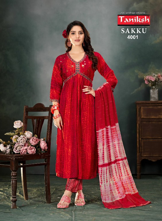 Taniksh Sakku Vol-4 Wholesale Alia Cut Readymade Salwar Suits