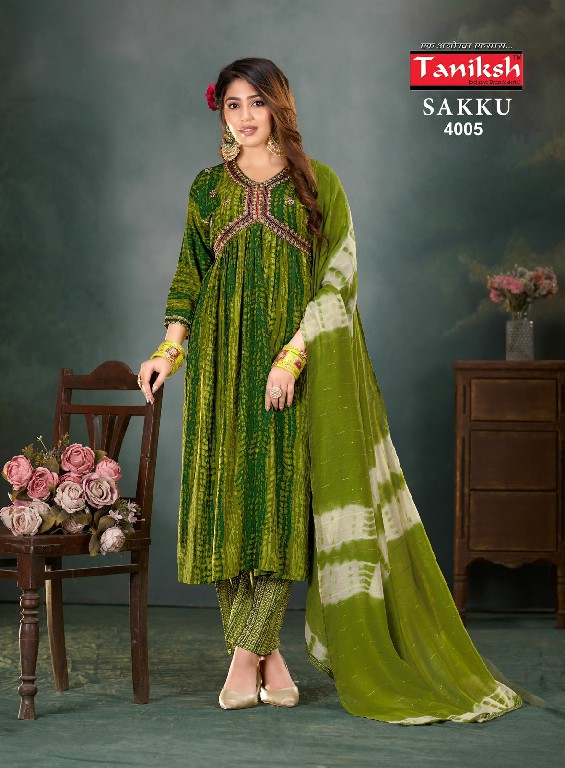 Taniksh Sakku Vol-4 Wholesale Alia Cut Readymade Salwar Suits
