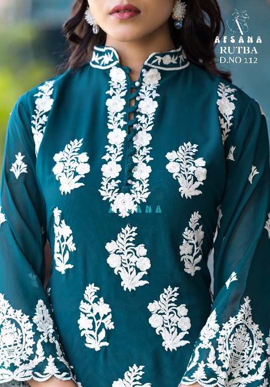 Afsana Rutba D.no 112 Wholesale Luxury Pret Formal Wear Collection