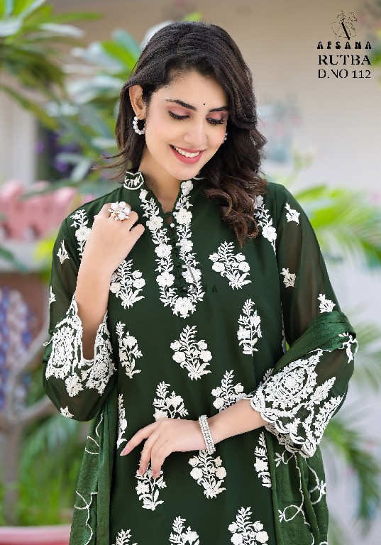 Afsana Rutba D.no 112 Wholesale Luxury Pret Formal Wear Collection