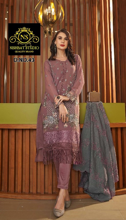 Nishbat D.no 43 Wholesale Luxury Pret Formal Wear Collection