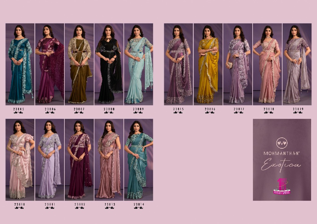 Mahotsav Mohmanthan Exotica 23800 Series Wholesale Ready To Wear Sarees