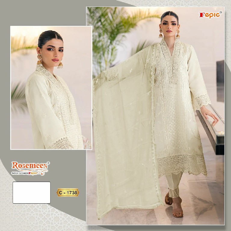 Fepic Rosemeen C-1738 Wholesale Pakistani Concept Pakistani Suits