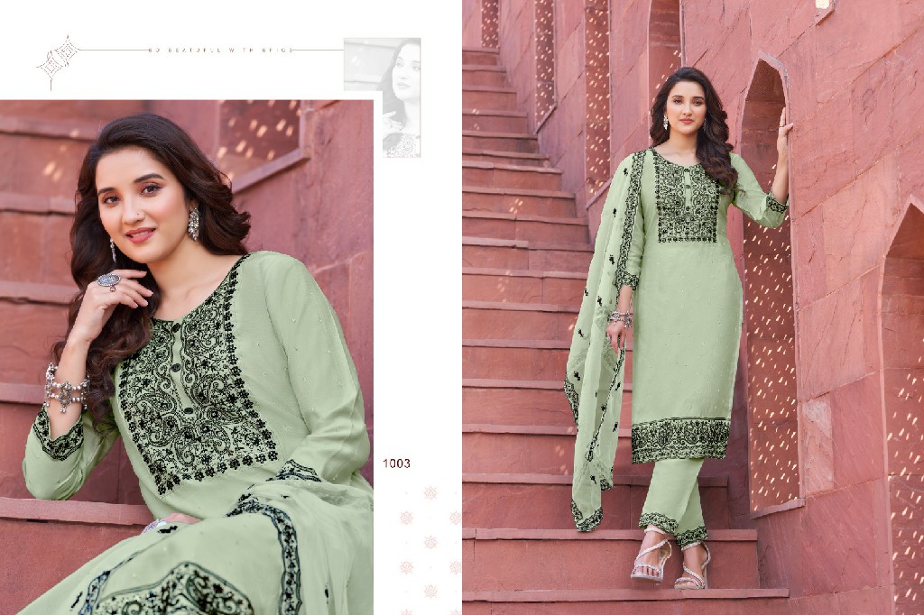 Khushi Aanya Wholesale Kurti Pent With Embroidery Full Work Suits