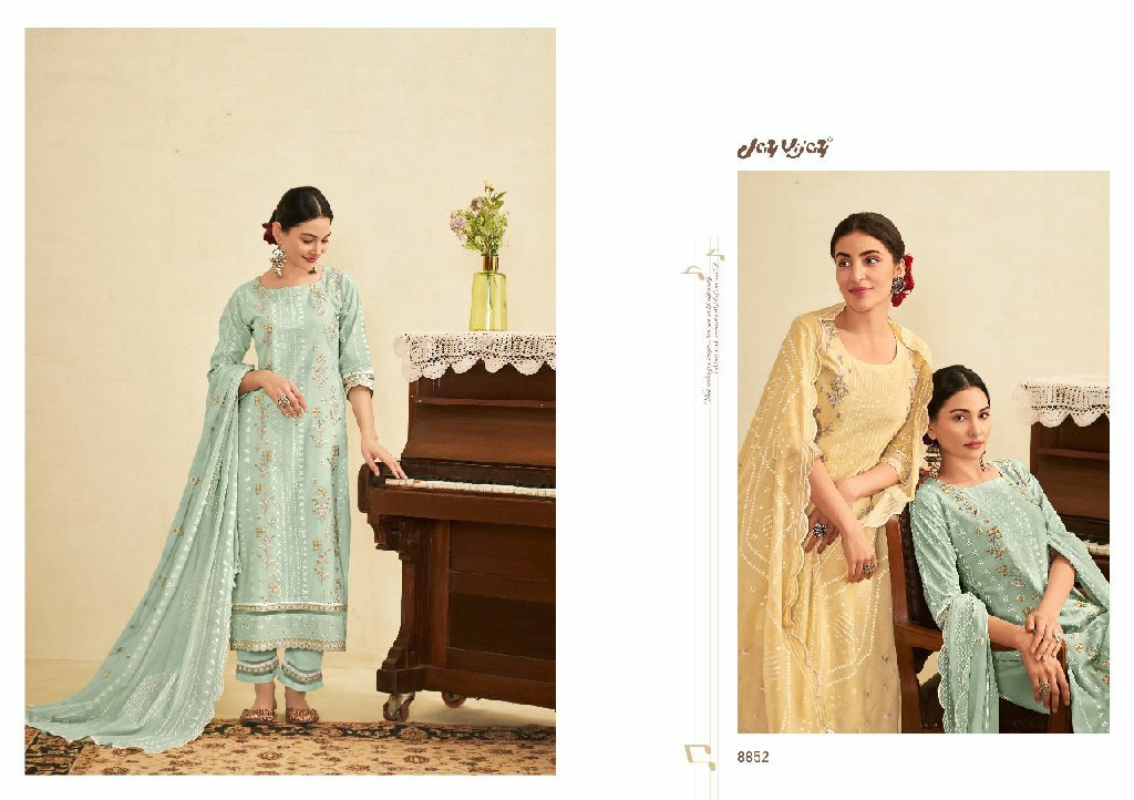 Jay Vijay Sargam Wholesale Pure Cotton Khadi With Embroidery Salwar Suits