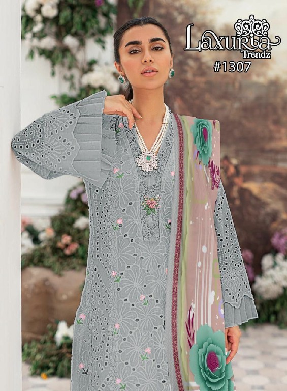 Laxuria D.no 1307 Wholesale New Collection Kurti With Pant And Dupatta