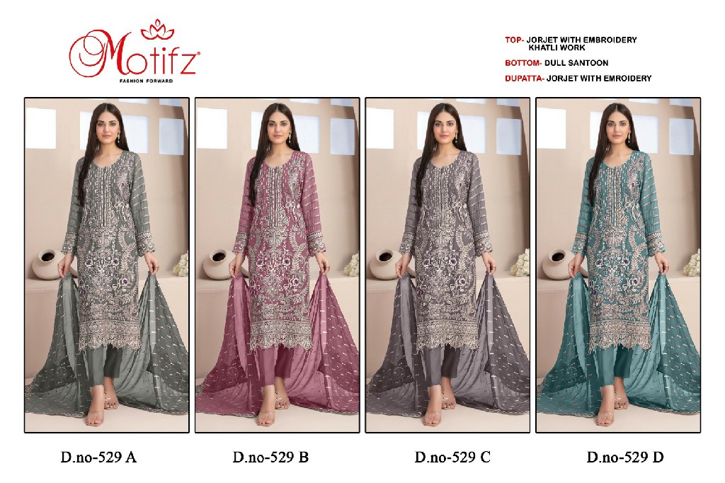Motifz D.no 529 Wholesale Pakistani Concept Pakistani Suits