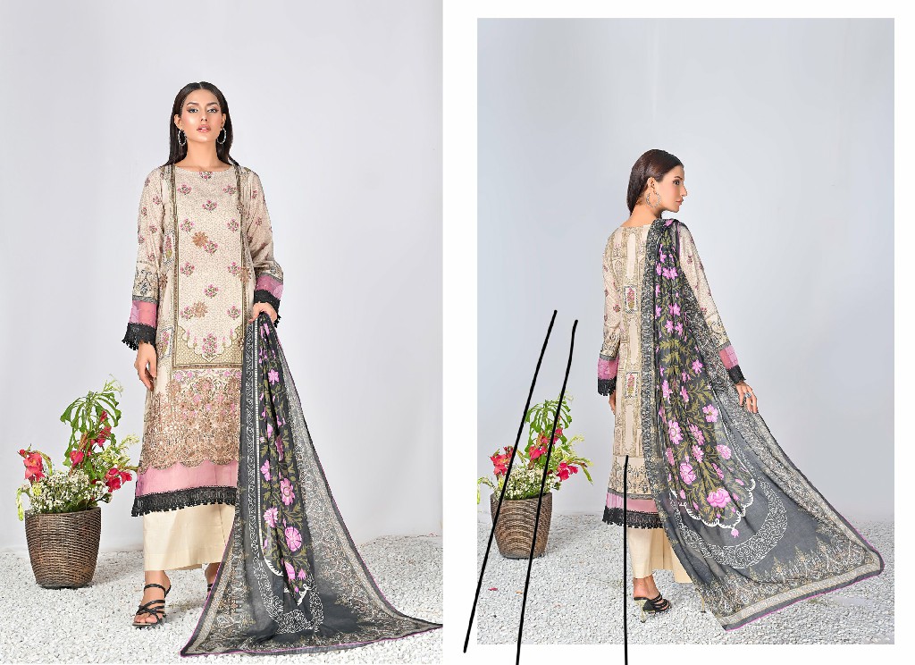 Zesh Textile Aaliyah Schiffli Series Wholesale Pakistani Suits