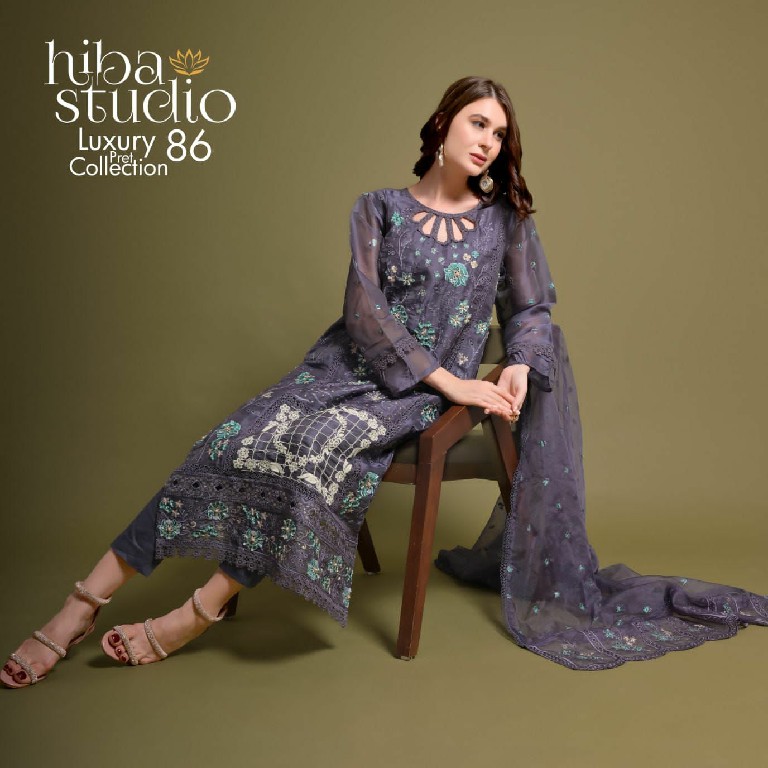 Hiba Studio D.no 86 Wholesale Luxury Pret Formal Wear Collection