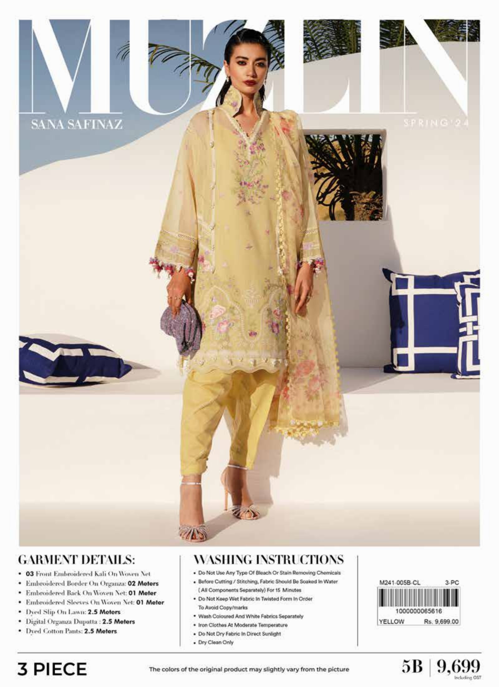 Sana Safinaz Muzlin Spring 2024 Wholesale Original Pakistani Suits
