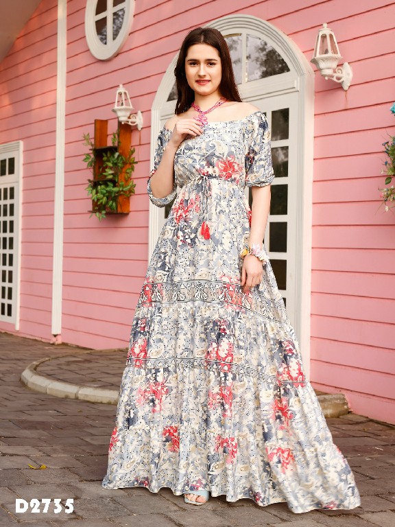 Mahotsav Michan Wholesale Western Wear Long Dresses