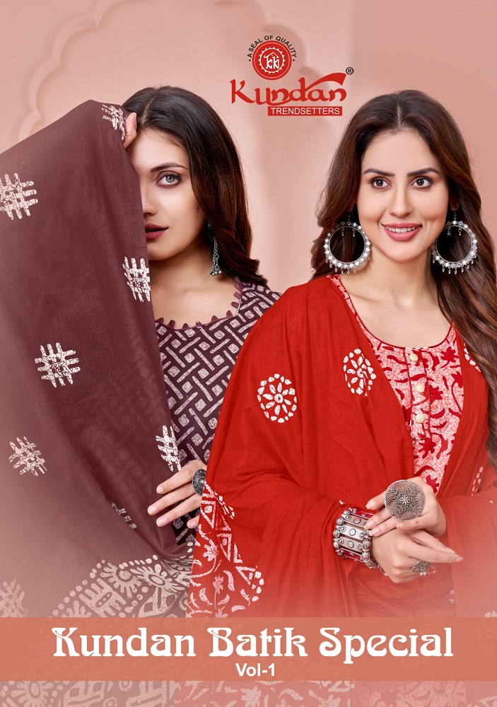 Kundan Batik Special Vol-1 Wholesale Readymade Cotton Salwar Suits