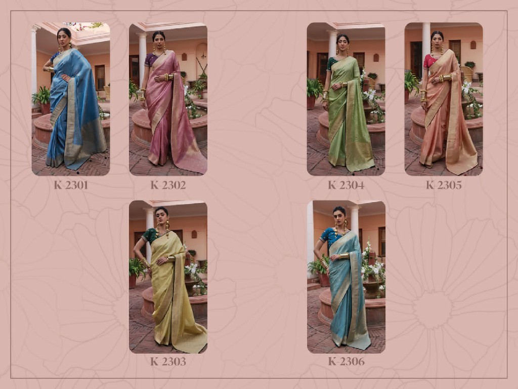 Kira Creations Kyara Silk Vol-1 Wholesale Ethnic Sarees