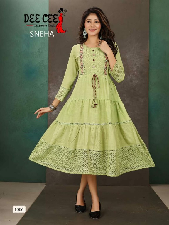 Dee Cee Sneha Wholesale Flared Long Gowns Catalog