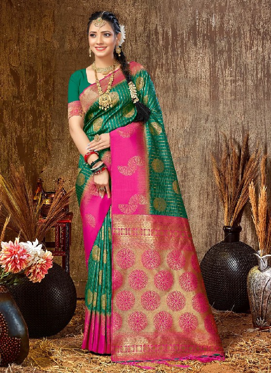 BUNAWAT VAHINI SILK ZARI WEAVING BANARASI SILK SARIS WHOLESALER