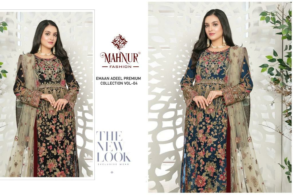 Mahnur Emaan Adeel Premium Collection Vol-4 Wholesale Pakistani Concept Suits