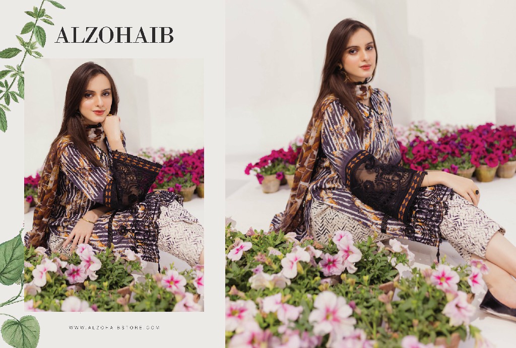 Alzohaib Sunshine Bloom Printkari Edition 2024 Wholesale Pakistani Salwar Suits
