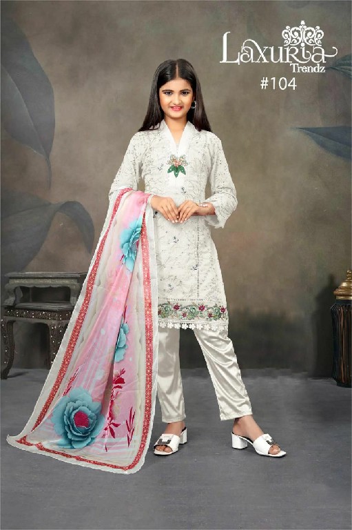 Laxuria LT-104 Wholesale Kids Special Luxury Pret Formal Wear Collection