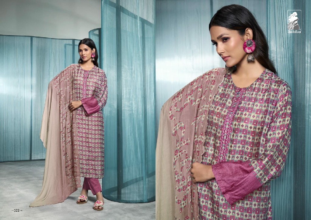 Sahiba Janvi Wholesale Unique Muslin With Embroidery Salwar Suits