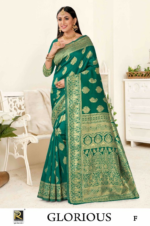 Ronisha Glorious Wholesale Banarasi Silk Ethnic Sarees