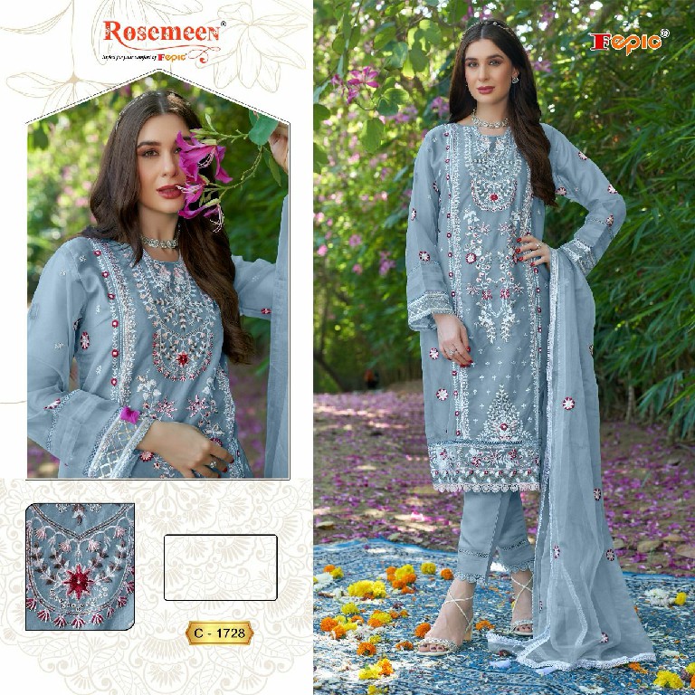 Fepic Rosemeen C-1728 Wholesale Pakistani Concept Pakistani Suits