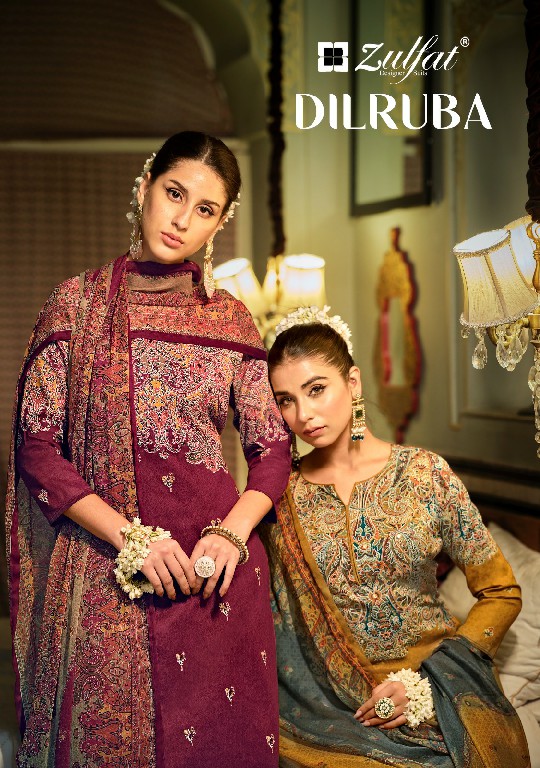 Zulfat Dilruba Wholesale Pure Cotton Exclusive With Handwork Dress Material