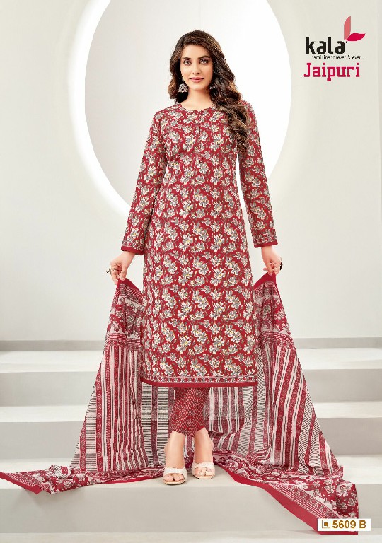 Tarika Kala Jaipuri Vol-4 Wholesale Cotton Dupatta Dress Material