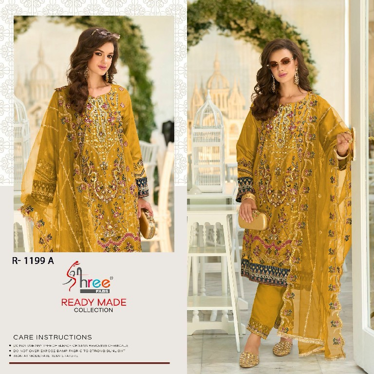 Shree Fabs R-1199 Wholesale Readymade Pakistani Salwar Suits