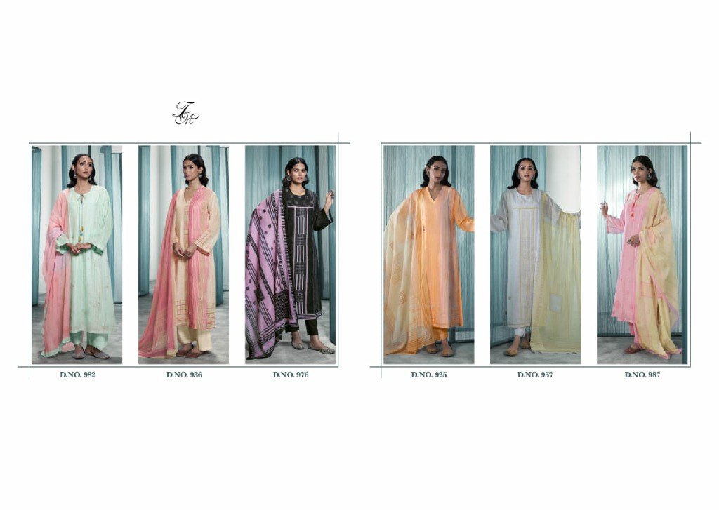 T And M Lakeer Wholesale VIscose Linen Butta Embroidery Salwar Suits