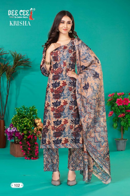 Dee Cee Krisha Wholesale Readymade 3 Piece Salwar Suits