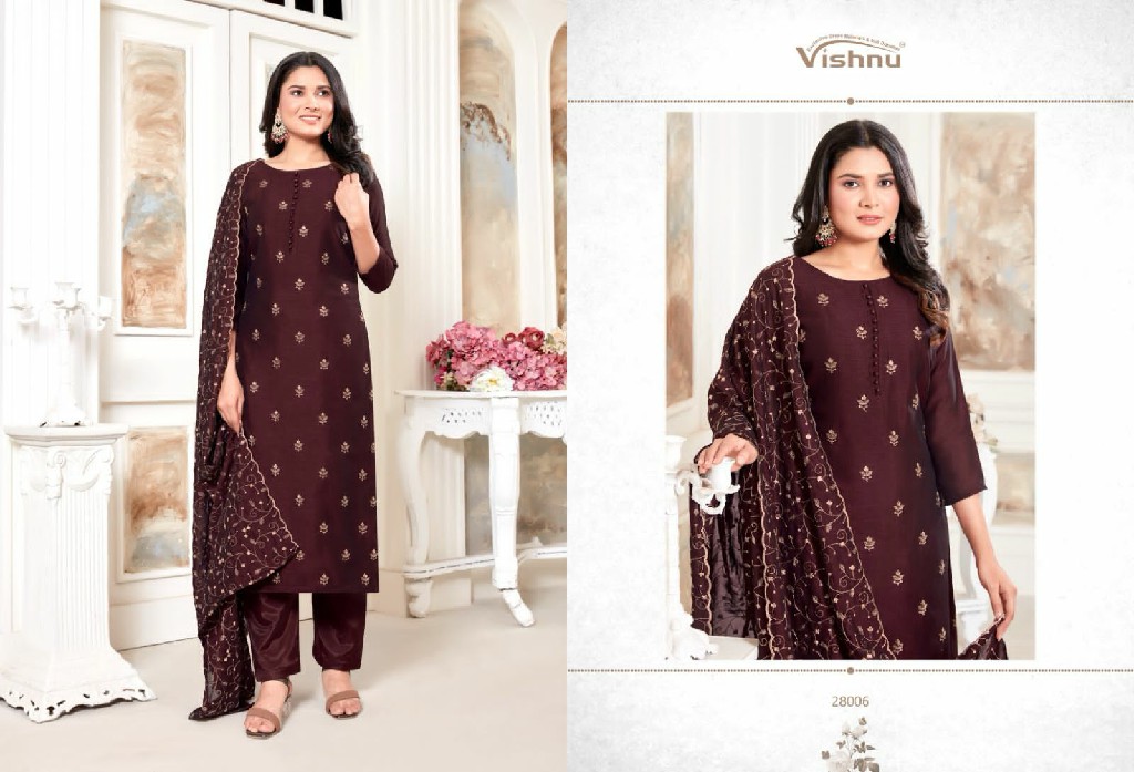 Vishnu Riyasat Vol-2 Wholesale Vichitra Blooming Dress Material