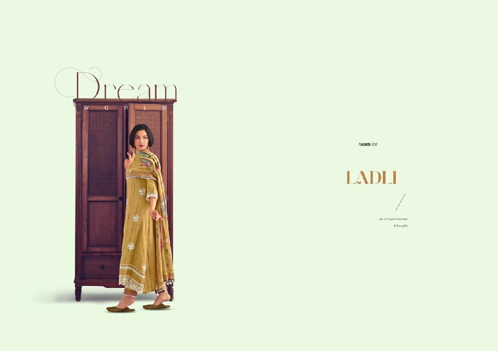 Jay Vijay Ladli Wholesale Pure Linen With Lace Work Salwar Suits