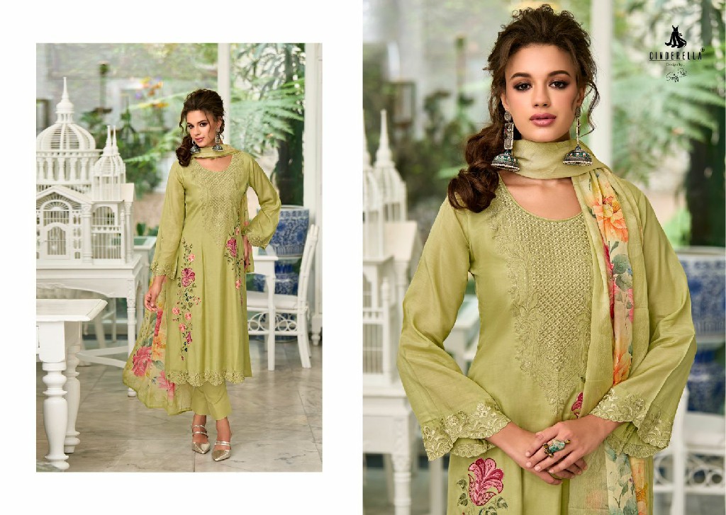 Cinderella Evanora Wholesale Pure Bambarg With Embroidery Work Salwar Suits