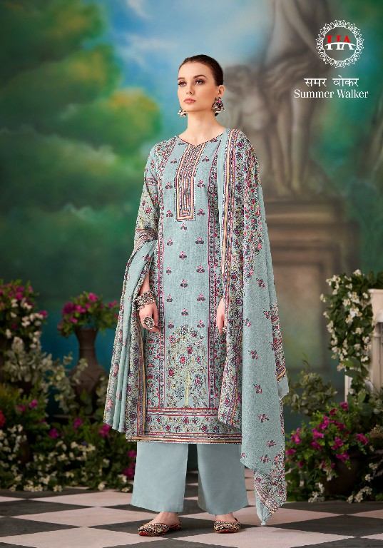 Harshit Summer Walker Wholesale Pure Cambric Cotton With Swaroski Diamond Work Dress Material