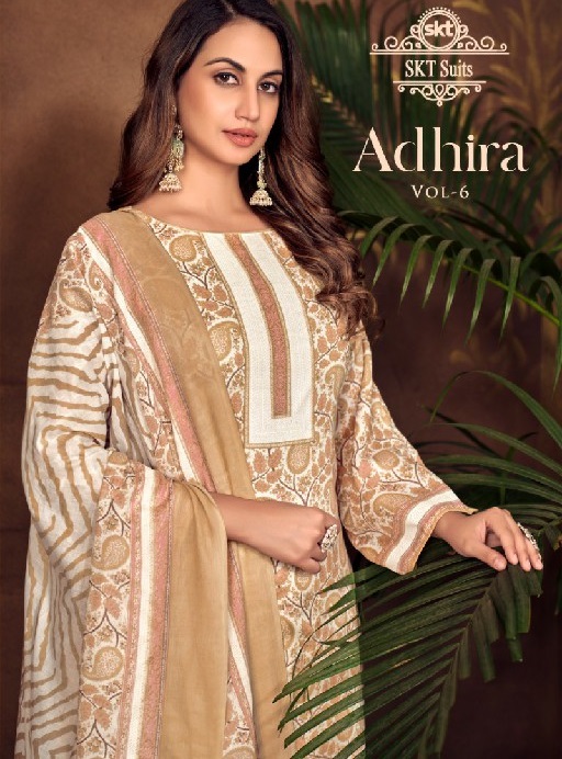 SKT Adhira Vol-6 Wholesale Pure Cotton Digital Print Dress Material