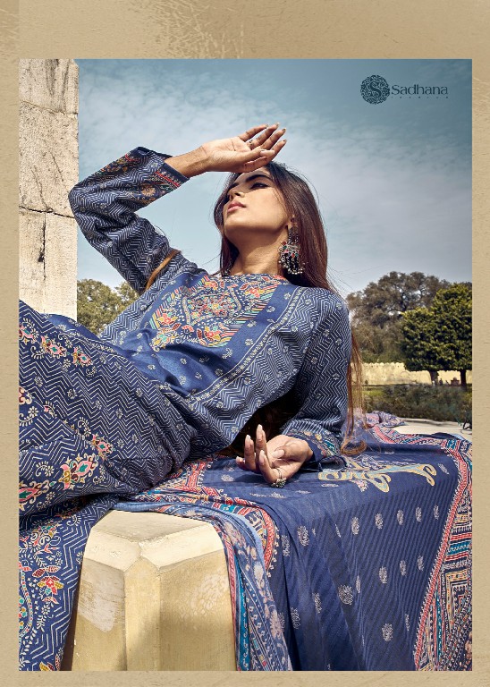 Sadhana Simrin Wholesale Pure Jamm Cotton With Fancy Work Salwar Suits