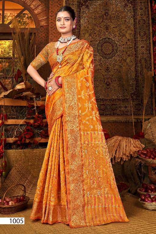 Saroj Kalyanam Vol-1 Wholesale Soft Organza Fabric Sarees