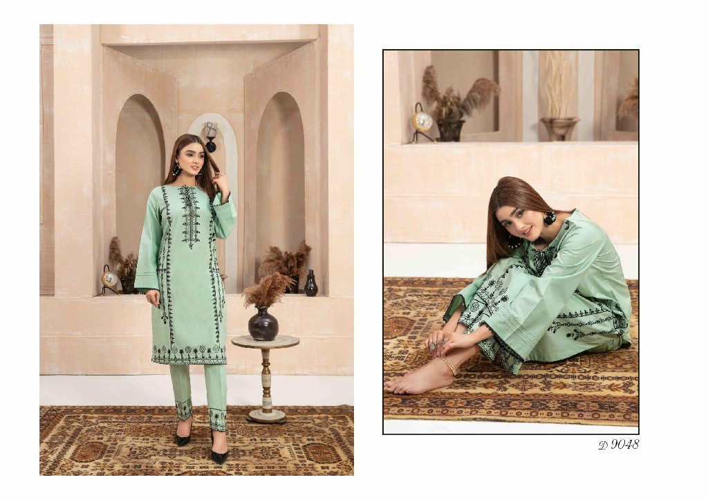 Tawakkal Zhaleh Wholesale Stitched Embroidered Pakistani Suits