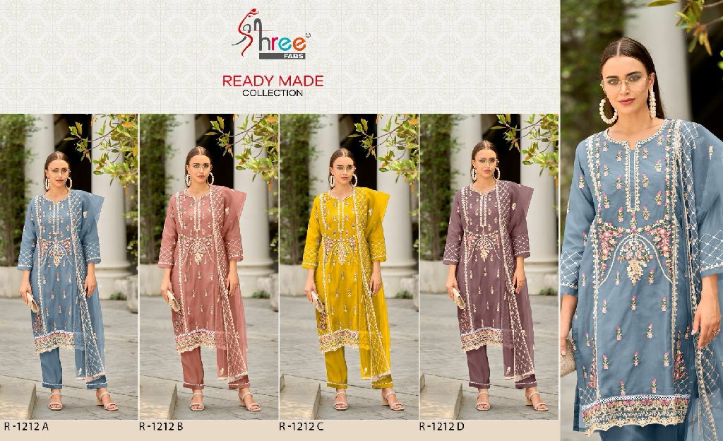 Shree Fabs R-1212 Wholesale Readymade Pakistani Concept Suits