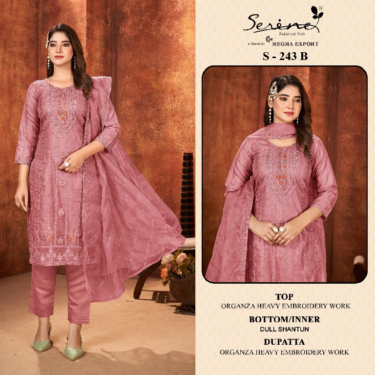 Serine S-S-243 Wholesale Pakistani Concept Pakistani Suits
