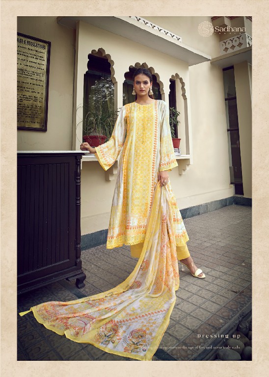Sadhana Ryssa Wholesale Pure Musline With Heavy Fancy Work Salwar Suits