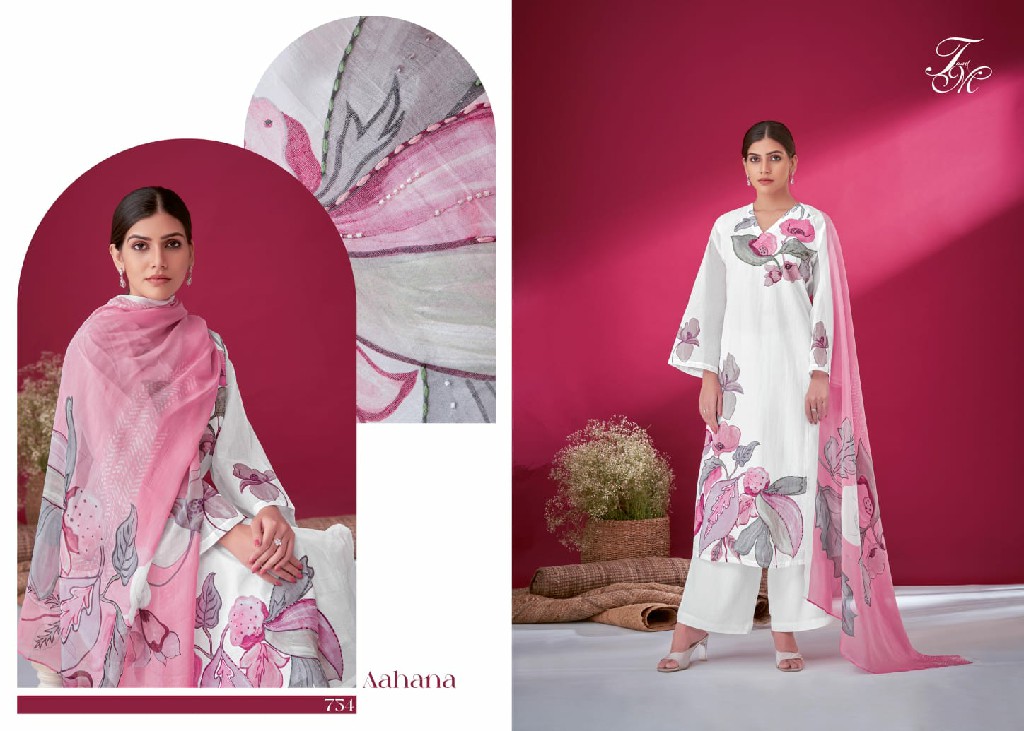 T And M Aahana Wholesale Nairobi Silk With Handwork Salwar Suits