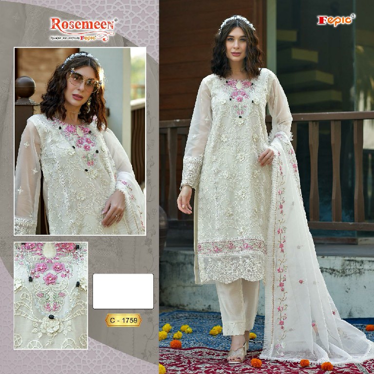 Fepic Rosemeen C-1759 Wholesale Pakistani Concept Pakistani Suits