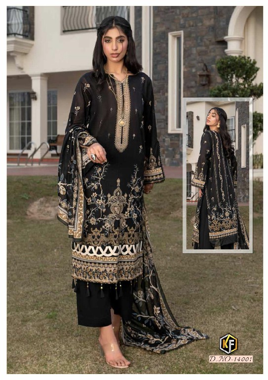 Keval Charizma Vol-14 Wholesale Heavy Cotton Karachi Print Dress Material