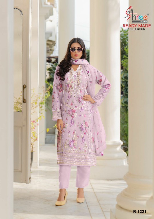 Shree Fabs R-1221 Wholesale Organza Inner Readymade Pakistani Concept Suits