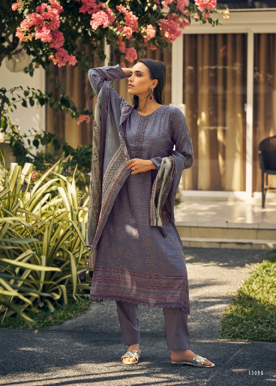 Sadhana Siyana Wholesale Pure Musline Silk With Fancy Work Salwar Suits