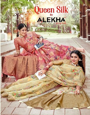 Alekha Queen Silk Wholesale Ethnic Wear Sarees Collection