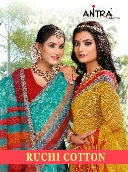 Antra Ruchi Cotton Wholesale Indian Ethnic Wear Sarees