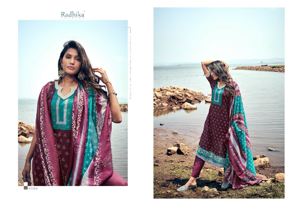 Radhika Azara Jalpari Wholesale Cotton Slub With Diamond Work Dress Material